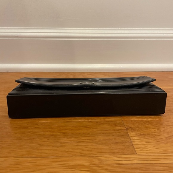 Tory Burch Glossy Black Clutch - Picture 6 of 6